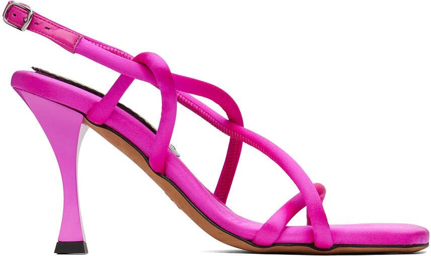 Proenza Schouler Pink Strappy Heeled Sandals