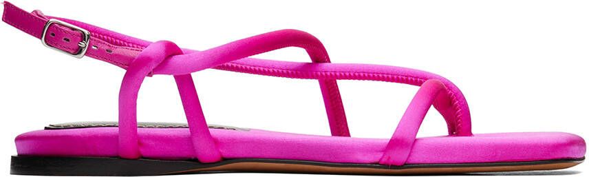Proenza Schouler Pink Strappy Sandals