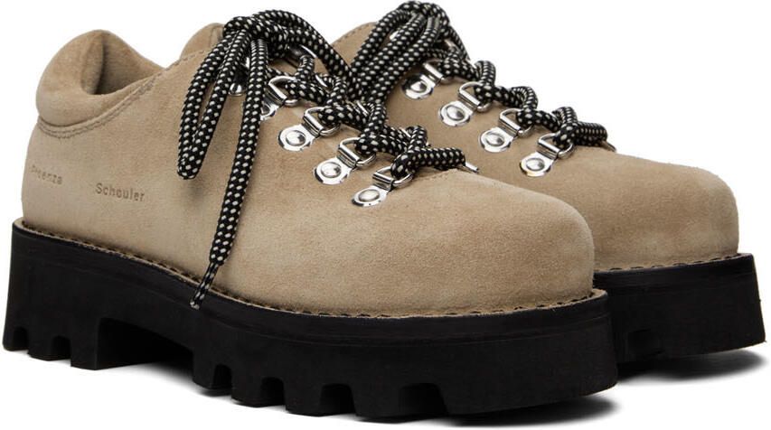 Proenza Schouler Beige Hiking Oxfords - Picture 2