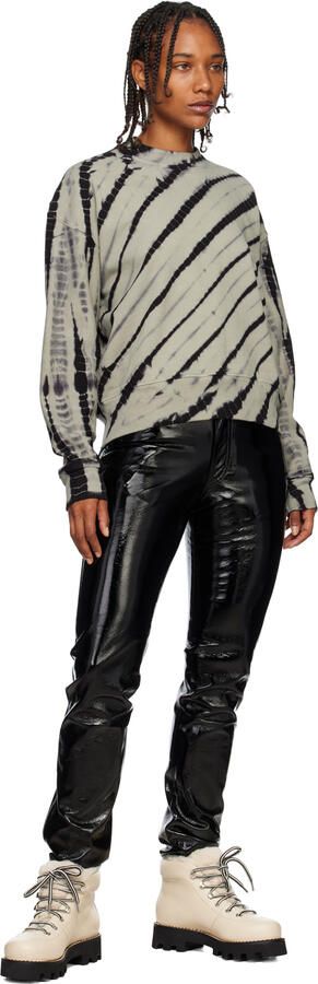 Proenza Schouler Beige Shearling Hiking Boots - Picture 4