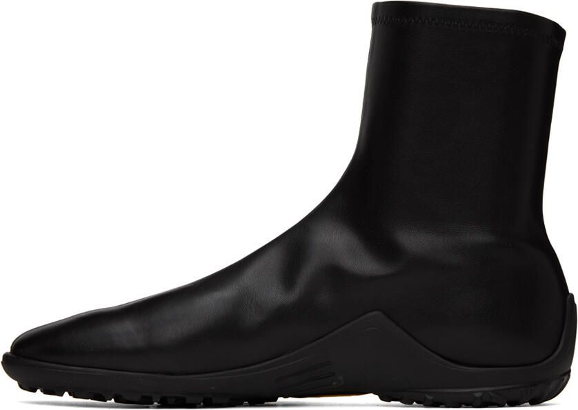 Proenza Schouler Black Grip Stretch Ankle Boots - Picture 3