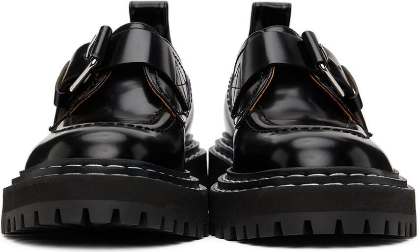 Proenza Schouler Black Lug Sole Buckle Oxfords - Picture 3