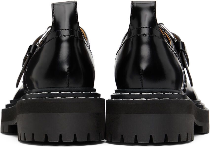 Proenza Schouler Black Lug Sole Buckle Oxfords - Picture 2