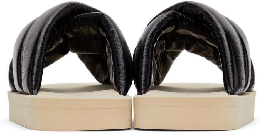 Proenza Schouler Black Padded Float Sandals - Picture 2