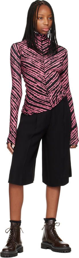 Proenza Schouler Brown Lug Sole Combat Boots - Picture 4