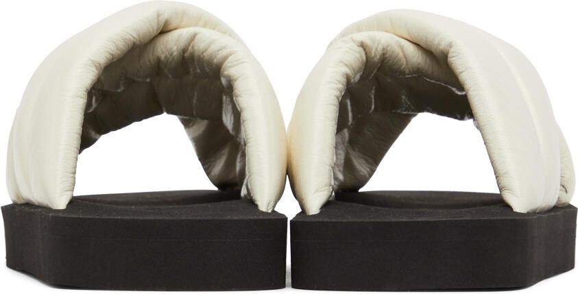 Proenza Schouler Off-White Criss-Cross Padded Sandals - Picture 2