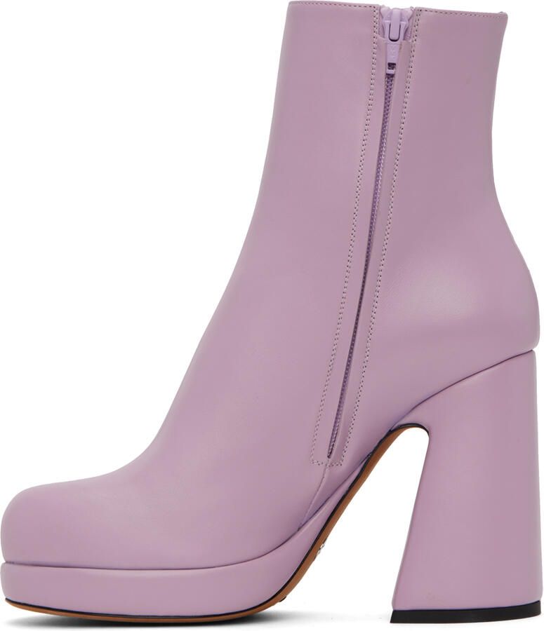 Proenza Schouler Purple Forma Platform Boots - Picture 3