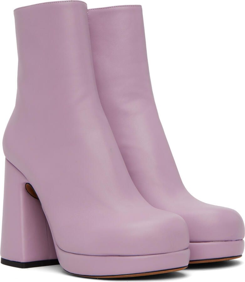 Proenza Schouler Purple Forma Platform Boots - Picture 2