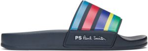 PS by Paul Smith Black & Multicolor Sports Stripe Summit Sandals