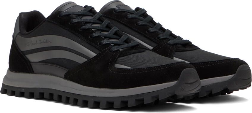 PS by Paul Smith Black Damon Sneakers - Picture 2