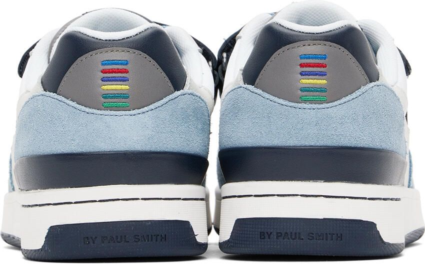 PS by Paul Smith Off-White & Blue Toledo Sneakers