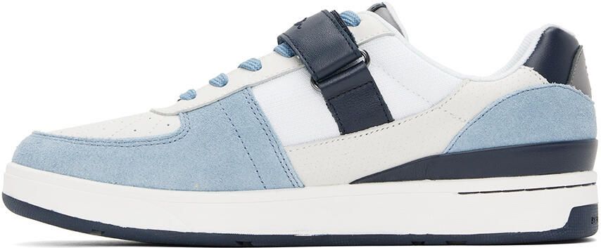 PS by Paul Smith Off-White & Blue Toledo Sneakers - Picture 3