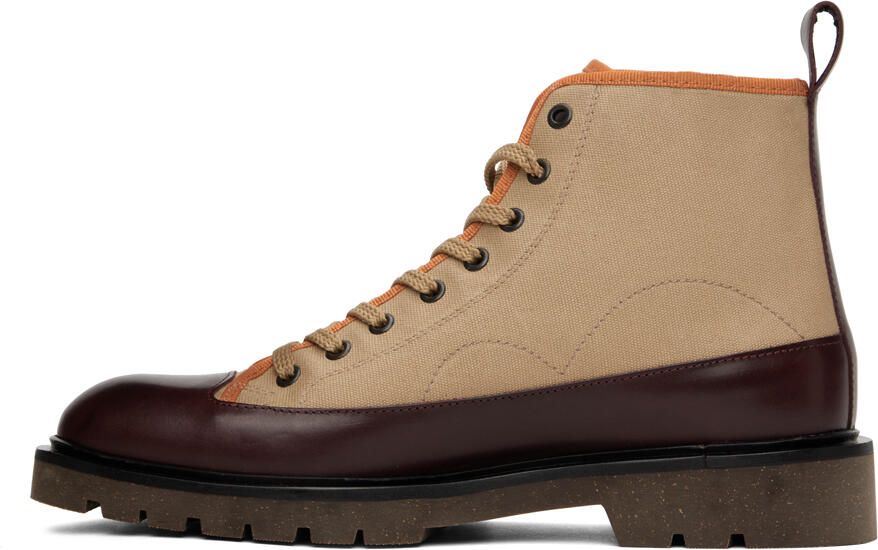 PS by Paul Smith Tan Logo High-Top Sneakers - Picture 3