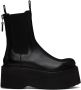 R13 Black Double Stack Chelsea Boots - Thumbnail 1