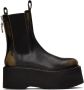 R13 Black Double Stack Chelsea Boots - Thumbnail 1