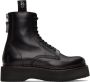R13 Black Single Stack Boots - Thumbnail 1