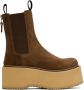 R13 Brown Double Stack Chelsea Boots - Thumbnail 1