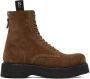 R13 Brown Single Stack Boots - Thumbnail 1
