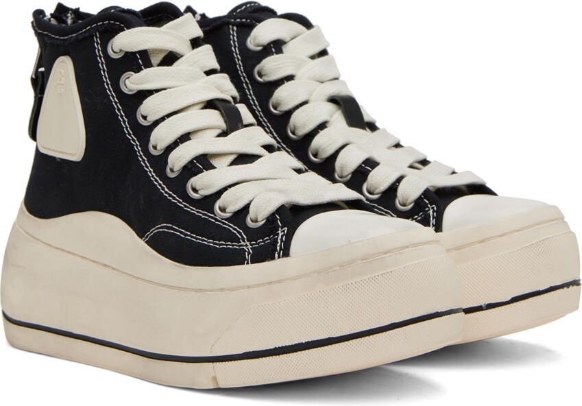 R13 Black Kurt High-Top Sneakers - Picture 2