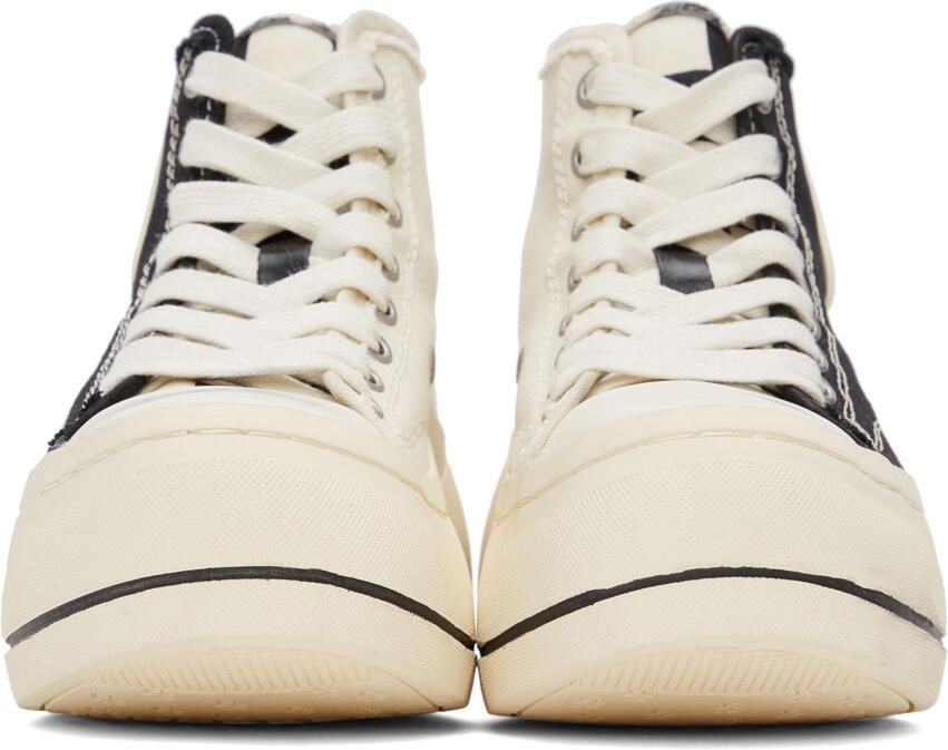 R13 Black & White Kurt Sneakers - Picture 3