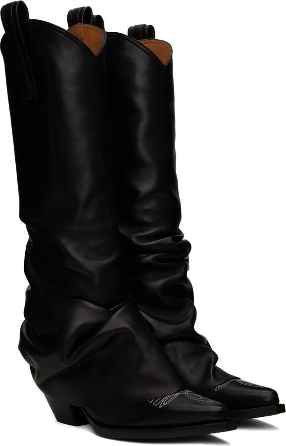 R13 Black Sleeve Cowboy Boots
