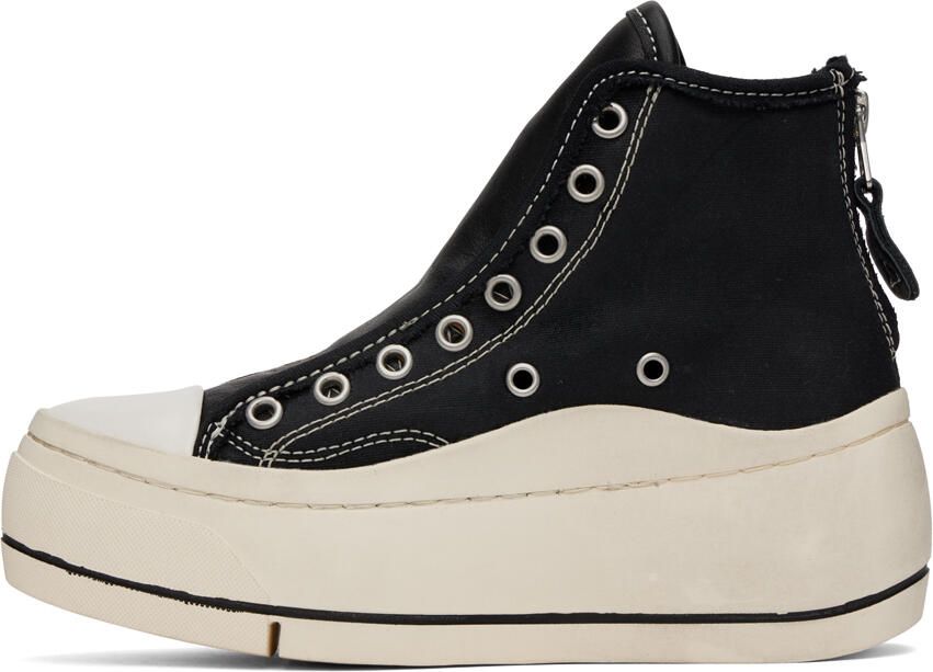 R13 Black Lace Free Kurt High-Top Sneakers - Picture 3
