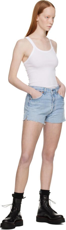 R13 Black Single Stack Platform Lace-Up Boots - Picture 6