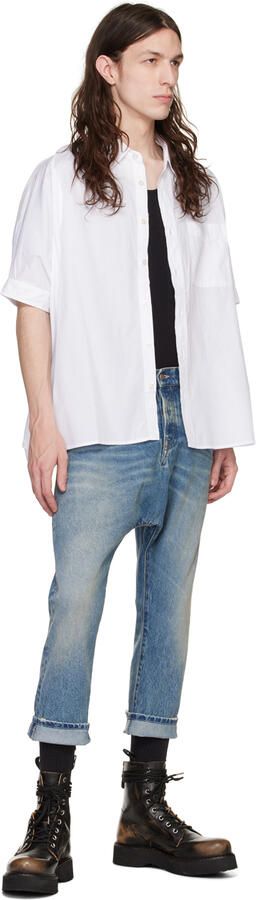 R13 Black Single Stack Boots - Picture 4