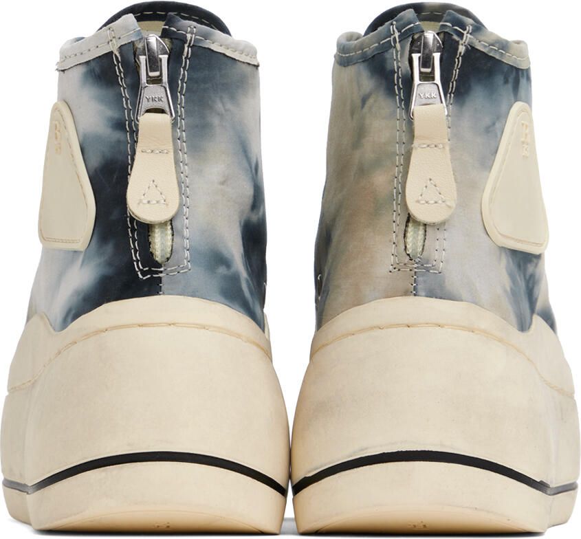 R13 Blue & White Kurt Sneakers - Picture 2