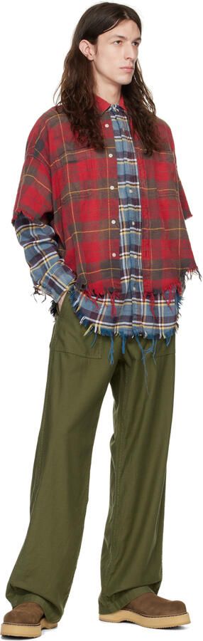 R13 Brown Single Stack Chelsea Boots - Picture 18