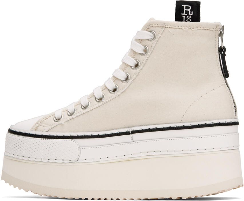 R13 Off-White Courtney Sneakers - Picture 3