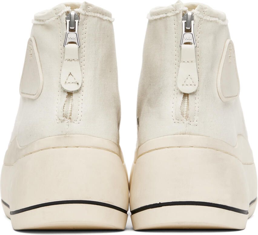 R13 Off-White Kurt High Top Sneakers