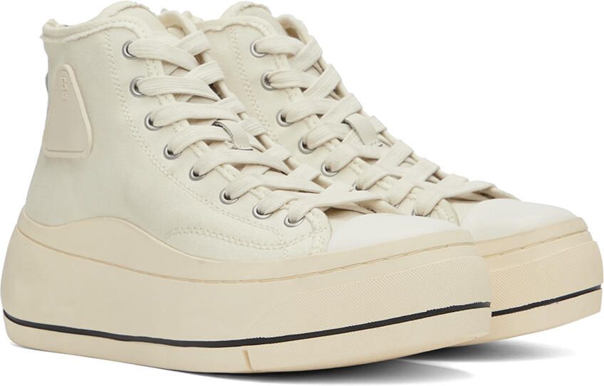 R13 Off-White Kurt High Top Sneakers - Picture 3