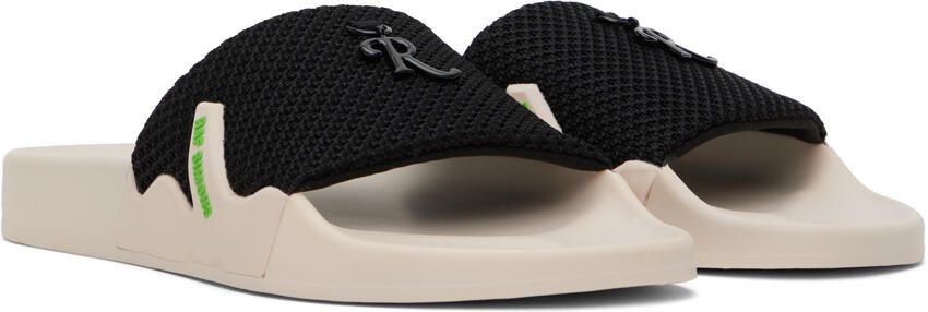 Raf Simons Black & Beige Astra Slides - Picture 3