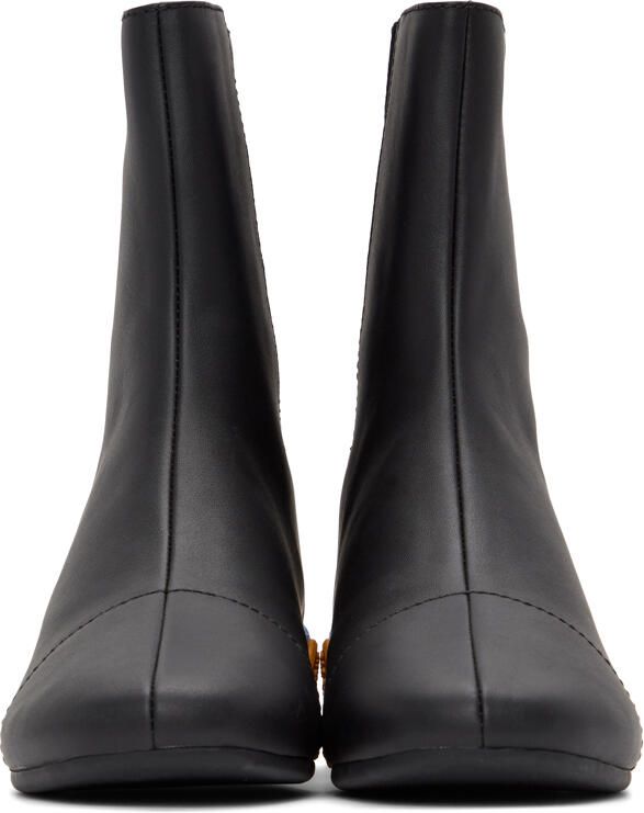 Raf Simons Black & Yellow Solaris-2 Zip-Up Boots - Picture 2