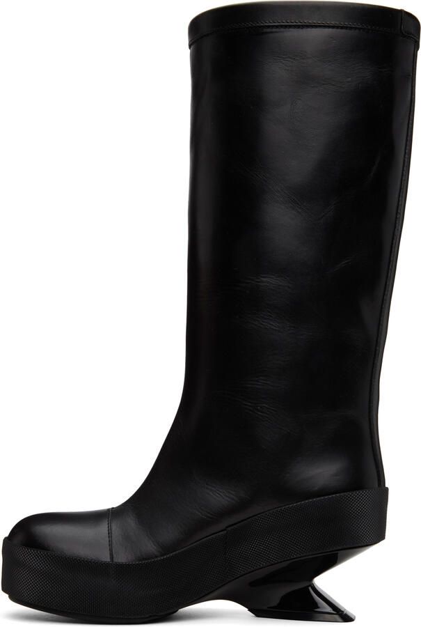 Raf Simons Black Leather Boots