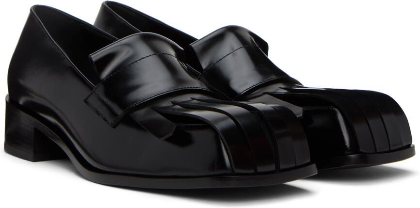 Raf Simons Black Tassel Loafers - Picture 2