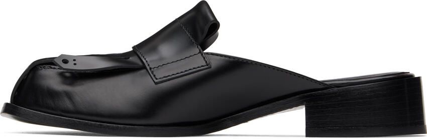 Raf Simons Black Tassel Loafers - Picture 4