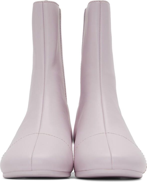 Raf Simons Pink 2001-2 Zip-Up Boots - Picture 2