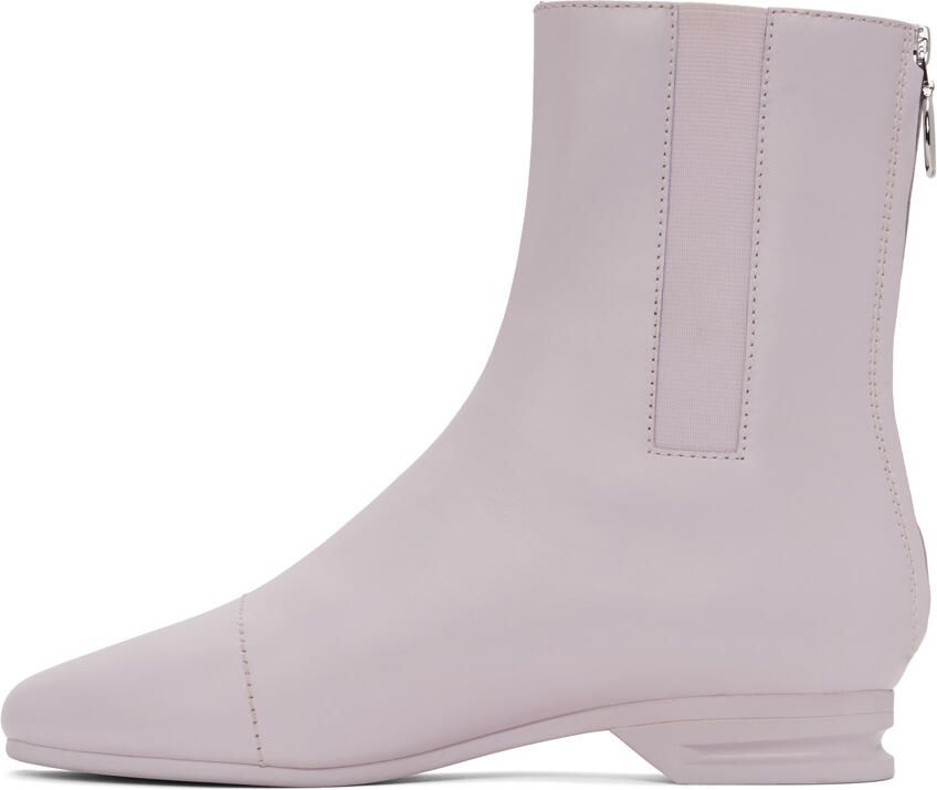 Raf Simons Pink 2001-2 Zip-Up Boots