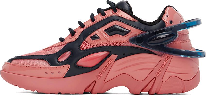 Raf Simons Pink & Navy Cylon-21 Sneakers - Picture 3