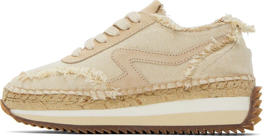 Rag & bone Beige Retro Sneakers - Picture 3
