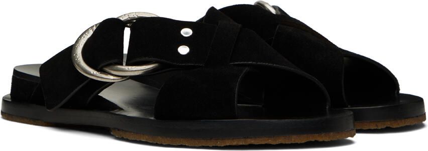Rag & bone Black Beau Cross Sandals - Picture 2