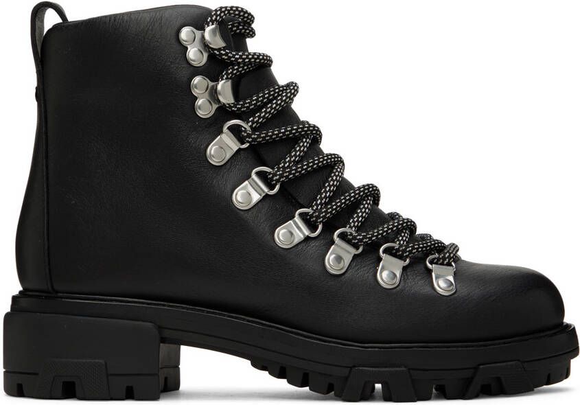Rag & bone Black Shiloh Hiker Ankle Boots