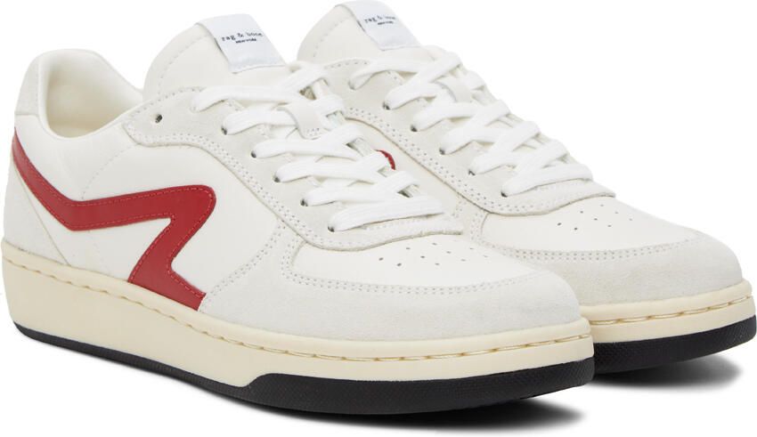 Rag & bone Off-White Retro Court Sneakers - Picture 4