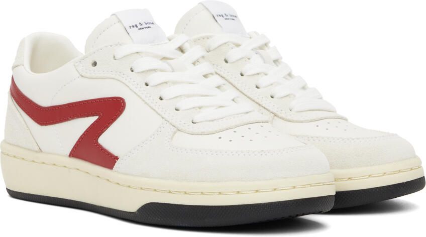 Rag & bone Off-White Retro Court Sneakers - Picture 2