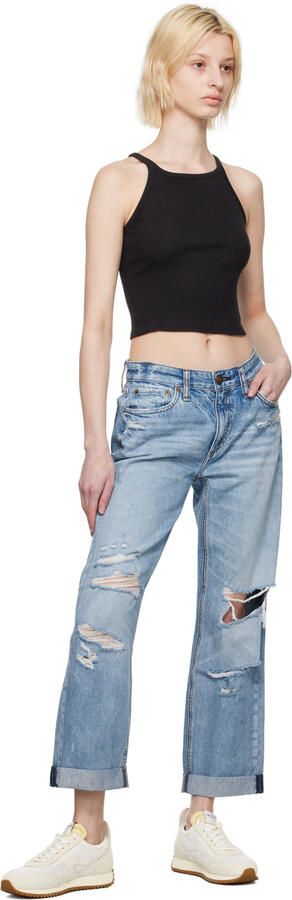 Rag & bone Off-White Retro Runner Bomber Sneakers - Picture 5