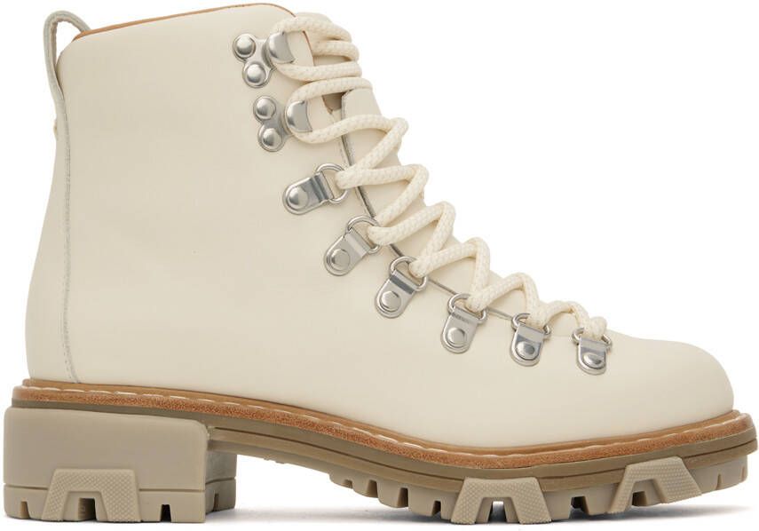 Rag & bone Off-White Shiloh Hiker Ankle Boots