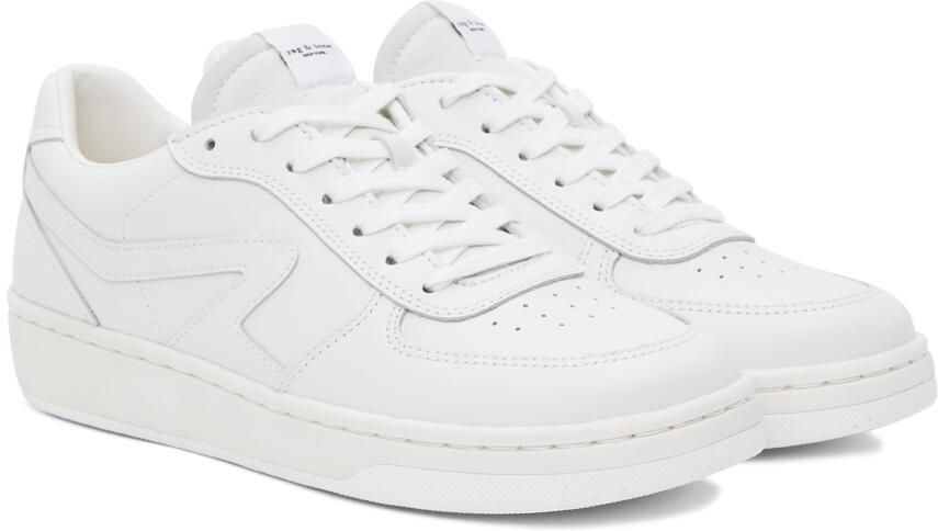 Rag & bone White Retro Court Sneakers - Picture 1