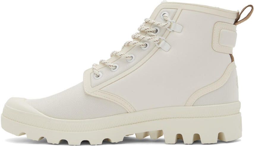 RAINS Beige Palladium Edition Pampa Lace-Up Boots - Picture 3